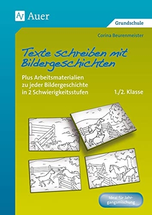 Beurenmeister, Corina. Texte schreiben mit Bildergeschichten 1.-2. Klasse - Plus Arbeitsmaterialien zu jeder Bildergeschichte in 2 Schwierigkeitsstufen. Auer Verlag i.d.AAP LW, 2017.