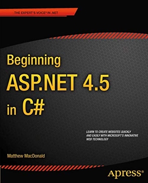 Macdonald, Matthew. Beginning ASP.NET 4.5 in C. Apress, 2012.