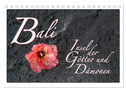 Bali Insel der Götter und Dämonen (Tischkalender 2025 DIN A5 quer), CALVENDO Monatskalender
