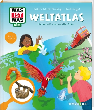 Herget, Gundi. WAS IST WAS Kids Weltatlas. Reise mit uns um die Erde!. Tessloff Verlag, 2026.