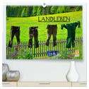Landleben (hochwertiger Premium Wandkalender 2025 DIN A2 quer), Kunstdruck in Hochglanz