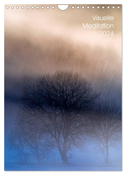 Visuelle Meditation - Glühende Wipfel (Wandkalender 2024 DIN A4 hoch), CALVENDO Monatskalender