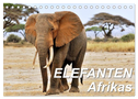 Elefanten Afrikas (Tischkalender 2024 DIN A5 quer), CALVENDO Monatskalender