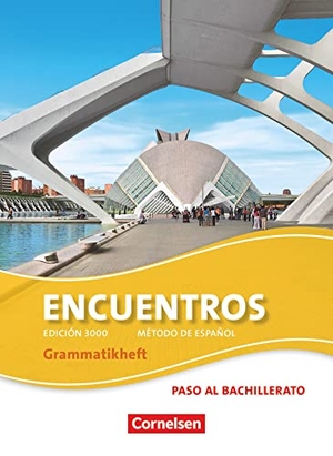 Schleyer, Jochen. Encuentros 3 Grammatikheft - 3. Fremdsprache - Edición 3000. Paso al bachillerato. Cornelsen Verlag GmbH, 2012.