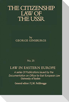 The Citizenship Law of the USSR