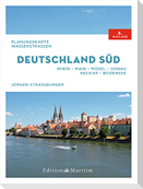 Planungskarte Wasserstraßen Deutschland Süd