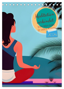 Meditation verbindet (Tischkalender 2024 DIN A5 hoch), CALVENDO Monatskalender