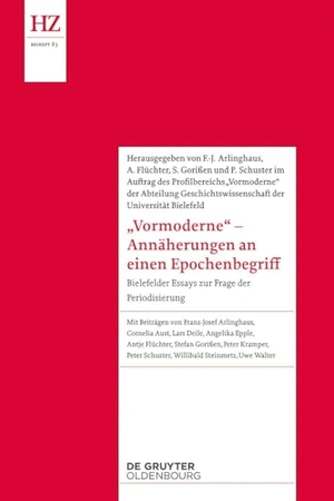 Arlinghaus, Franz-Josef / Antje Flüchter et al (Hrsg.). 'Vormoderne' - Annäherungen an einen Epochenbegriff - Bielefelder Essays zur Frage der Periodisierung. de Gruyter Oldenbourg, 2025.