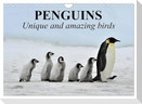 Penguins Unique and amazing birds (Wall Calendar 2025 DIN A4 landscape), CALVENDO 12 Month Wall Calendar