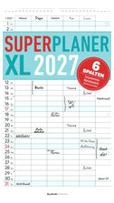 Superplaner XL 6 Spalten 2027