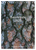 Baumrinde 2025 (Tischkalender 2025 DIN A5 hoch), CALVENDO Monatskalender