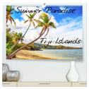 Summer Paradise Fiji (hochwertiger Premium Wandkalender 2025 DIN A2 quer), Kunstdruck in Hochglanz