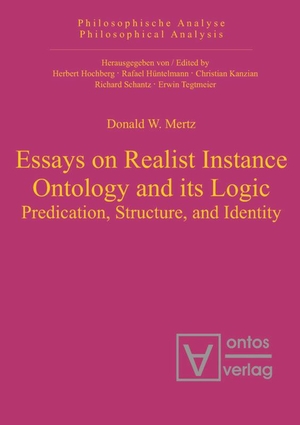 Mertz, Donald W.. Essays on Realist Instance Ontology and its Logic. De Gruyter, 2015.