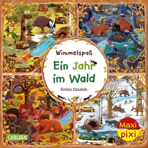 Maxi Pixi 521: VE 5: Wimmelspaß. Ein Jahr im Wald (5 Exemplare). Carlsen Verlag GmbH, 2026.