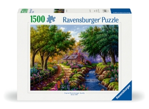 Ravensburger Puzzle 12000735 Cottage am Fluß 1500 Teile Puzzle. Ravensburger Spieleverlag, 2024.