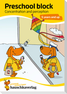 Preschool Activity Book for 5 Years - Boys and Girls - Concentration and perception
