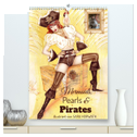 Mermaids, Pearls & Pirates. Sirenen, Perlen und Piraten. Phantasien mit Meeresrauschen (hochwertiger Premium Wandkalender 2024 DIN A2 hoch), Kunstdruck in Hochglanz