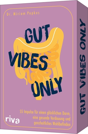 Popkes, Miriam. Gut Vibes Only - Über 50 Impulse für einen glücklichen Darm, eine gesunde Verdauung und ganzheitliches Wohlbefinden | Das Darmwohl-Kartenset für mehr Balance im Bauch. riva Verlag, 2026.