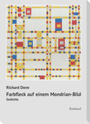 Farbfleck auf einem Mondrian-Bild