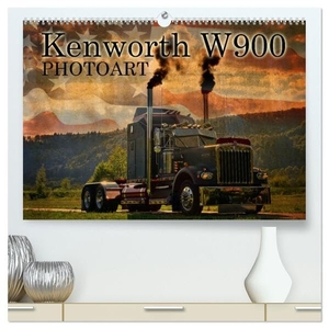 Laue, Ingo. Kenworth W900 PHOTOART (hochwertiger Premium Wandkalender 2024 DIN A2 quer), Kunstdruck in Hochglanz - Oldie ¿ Giganten der Highways ganz kreativ. Calvendo, 2023.