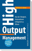 High Output Management