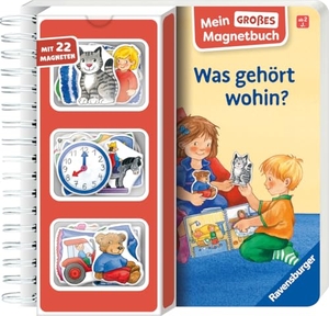 Eberhard, Irmgard. Mein großes Magnetbuch - Was gehört wohin? - Mit 22 Magneten. Ravensburger Verlag, 2025.