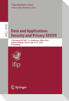 Data and Applications Security and Privacy XXXVII