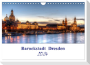 Barockstadt Dresden (Wandkalender 2024 DIN A4 quer), CALVENDO Monatskalender