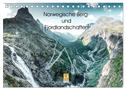 Norwegische Berg- und Fjordlandschaften (Tischkalender 2024 DIN A5 quer), CALVENDO Monatskalender
