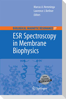 ESR Spectroscopy in Membrane Biophysics