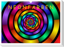 Neonfarben (Wandkalender 2024 DIN A3 quer), CALVENDO Monatskalender