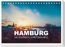 Hamburg - die schönste Stadt der Welt (Tischkalender 2024 DIN A5 quer), CALVENDO Monatskalender