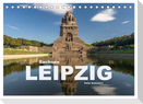 Sachsen - Leipzig (Tischkalender 2025 DIN A5 quer), CALVENDO Monatskalender