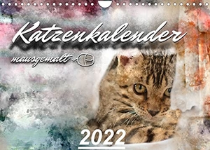Banker, Sylvio. Katzenkalender mausgemalt (Wandkalender 2022 DIN A4 quer) - Digitale Fotobearbeitung verleiht diesen Bildern einen Hauch von Malerei mit Wasserfarbe. (Monatskalender, 14 Seiten ). Calvendo, 2021.