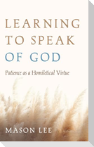 Learning to Speak of God