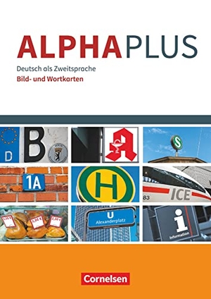 Grunwald, Anita. Alpha pluss - Basiskurs A1 - Bild- und Wortkarten - Kartensammlung als Buch. Cornelsen Verlag GmbH, 2017.