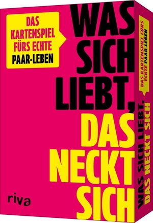 Reinwarth, Alexandra. Was sich liebt, das neckt sich: Das Kartenspiel fürs echte Paar-Leben - Real-Life-Spiel mit witzigen Aufgaben und Challenges. Tolles Geschenk für Partner zu Valentinstag und Jahrestag. riva Verlag, 2026.