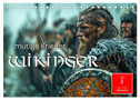 Wikinger - mutige Krieger (Tischkalender 2025 DIN A5 quer), CALVENDO Monatskalender