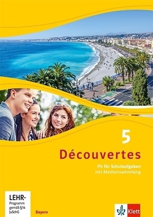 Découvertes 5. Fit für Schulaufgaben. Arbeitsheft mit Lösungen und CD-ROM 5. Lernjahr. Ausgabe Bayern - Fit für Schulaufgaben. Arbeitsheft mit Lösungen und Mediensammlung 5. Lernjahr. Klett Ernst /Schulbuch, 2022.