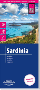 Reise Know-How Landkarte Sardinien | Sardinia (1:200.000)