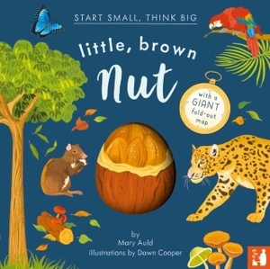 Auld, Mary. Little, Brown Nut - A fact-filled picture book about the life cycle of the Brazil nut tree, with fold-out map of the Amazon rainforest (ages 4-8). Mama Makes Books, 2023.