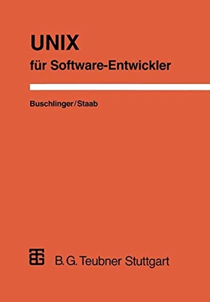 Staab, Frank. UNIX für Software-Entwickler - Konzepte, Werkzeuge und Ideen. Vieweg+Teubner Verlag, 1993.