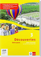 Découvertes 3. Série jaune. Cahier d'activités mit Audios und Filmen 3. Lernjahr