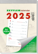 Wochenabreißkalender 2025 - 10,5x14,6 cm - 1 Woche auf 1 Seite - mit Sudokus, Rezepten, Rätseln uvm. auf den Rückseiten - Bürokalender 325-0000