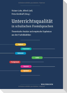 Unterrichtsqualität in schulischen Fremdsprachen