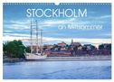Stockholm an Mittsommer (Wandkalender 2024 DIN A3 quer), CALVENDO Monatskalender
