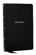KJV Personal Size Large Print End-of-Verse Reference Bible, Black Leathersoft, Red Letter, Comfort Print