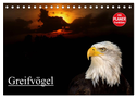 Greifvögel (Tischkalender 2024 DIN A5 quer), CALVENDO Monatskalender