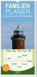 Familienplaner 2024 - Cuxhaven an der Nordsee mit 5 Spalten (Wandkalender, 21 x 45 cm) CALVENDO