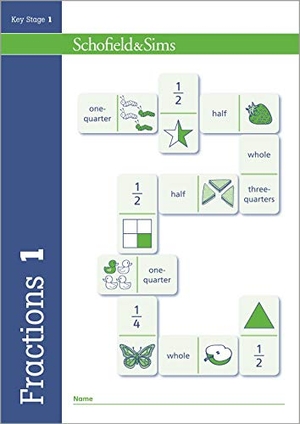 Schofield & Sims, Hilary / Koll et al. Fractions, Decimals and Percentages Book 1 (Year 1, Ages 5-6). Schofield & Sims Ltd, 2017.